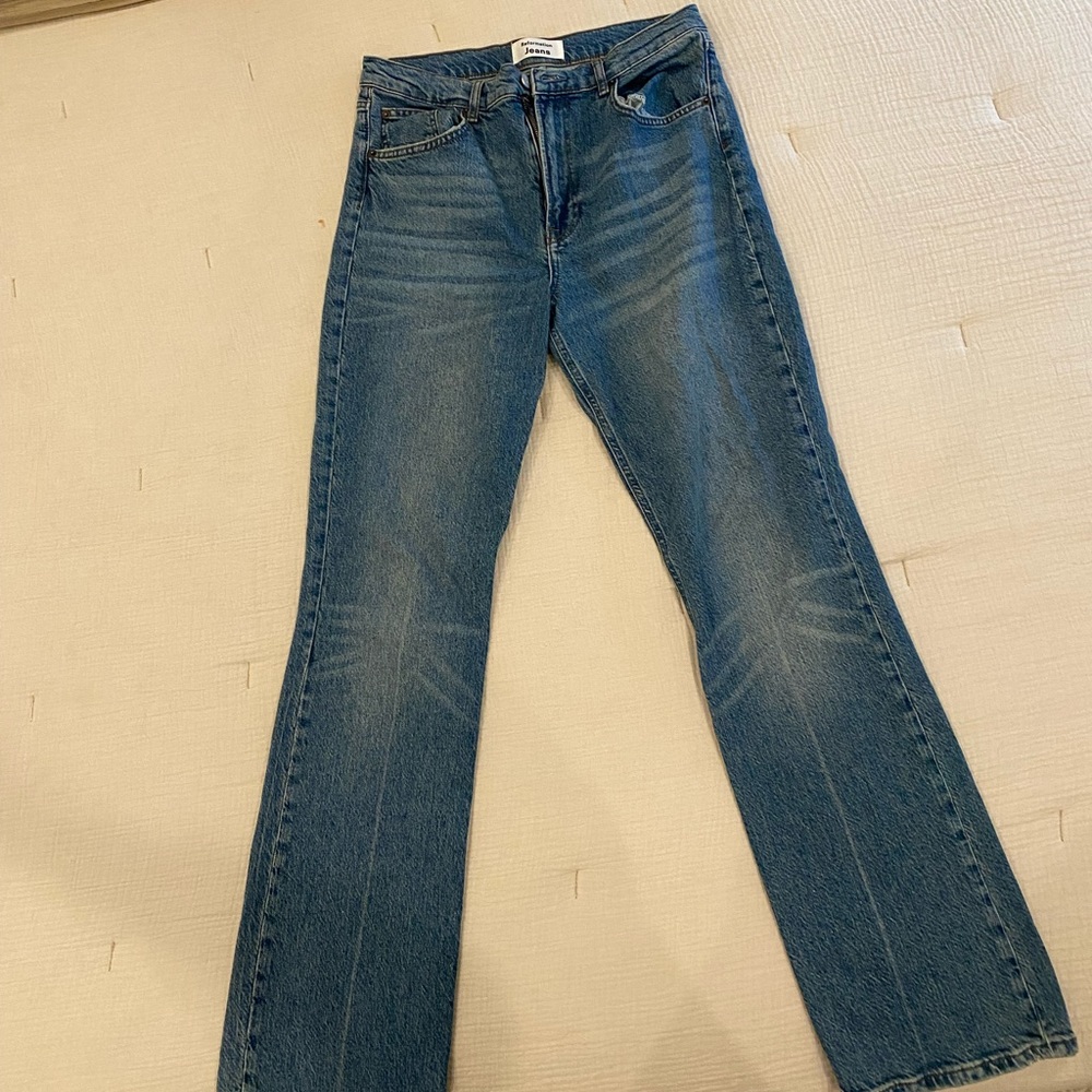 Reformation jeans high waisted boot cut